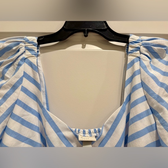 NWT Women's Short Sleeve Midi Dress - A New
Day™ Blue/White Striped - Picture 9 of 13